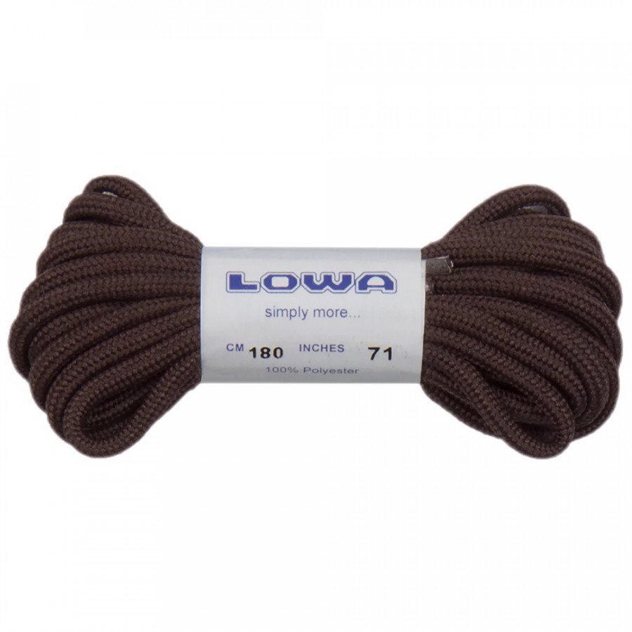 LOWA шнурки Zephyr 180 cm dark brown