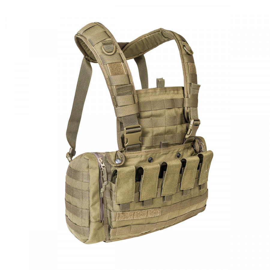 Нагрудний розвантажувальний жилет Tasmanian Tiger Chest RIG MK2 M4 Khaki (TT 7160.343)