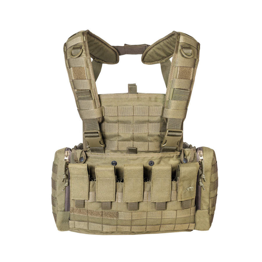 Нагрудний розвантажувальний жилет Tasmanian Tiger Chest RIG MK2 M4 Khaki (TT 7160.343)