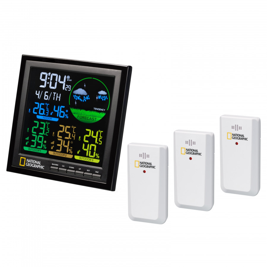 Метеостанція National Geographic VA Colour LCD 3 Sensors (9070700)