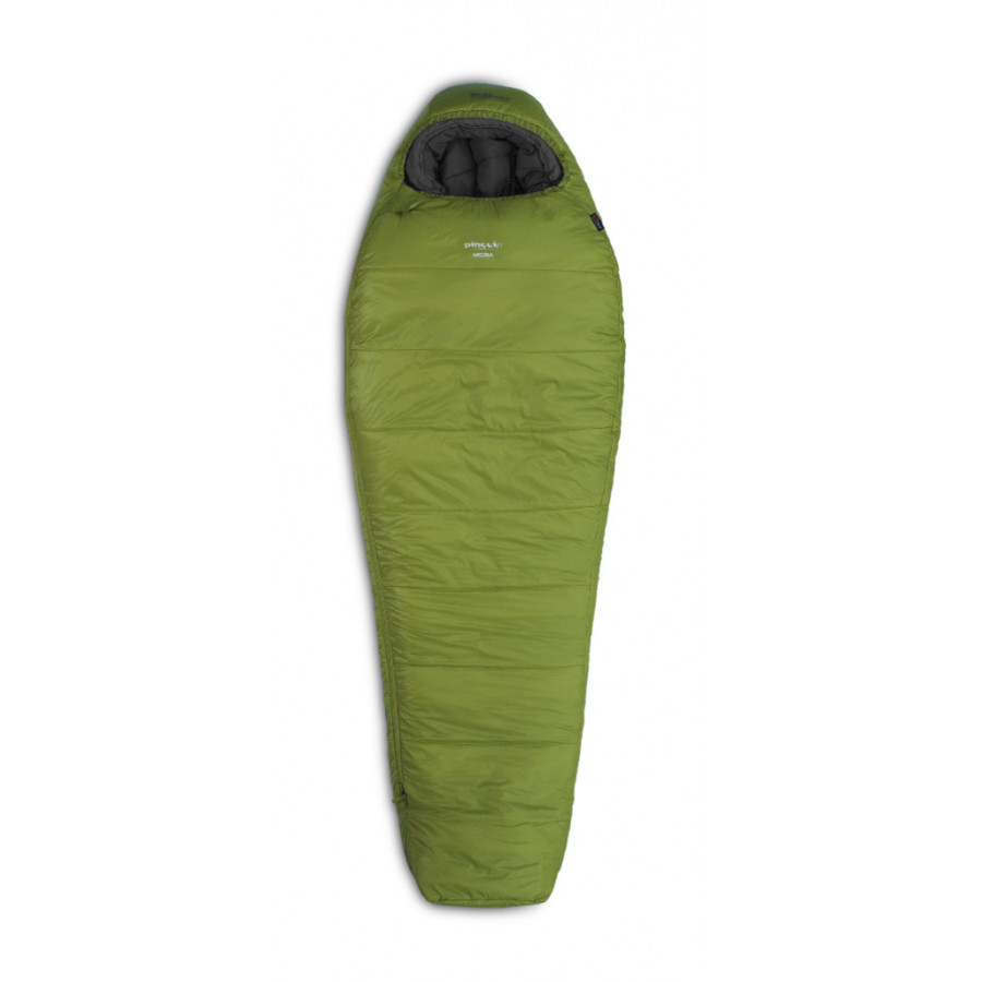 Спальний мішок Pinguin Micra (6/1°C), 175 см - Right Zip, Green