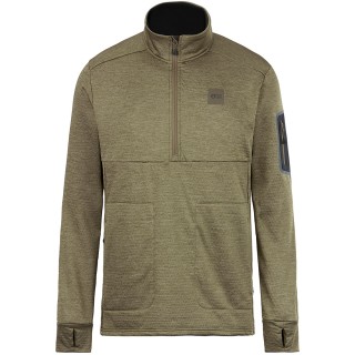 Picture Organic реглан Bake Grid 1/4 dark army green M