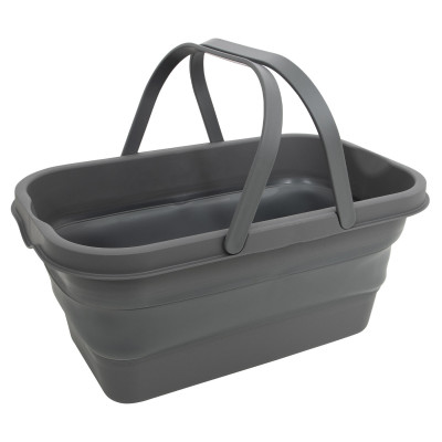 Кошик складаний Bo-Camp Foldable Box With table Top 17L Grey (6303695)