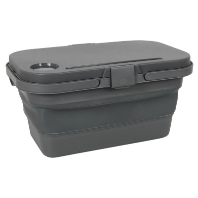 Кошик складаний Bo-Camp Foldable Box With table Top 17L Grey (6303695)