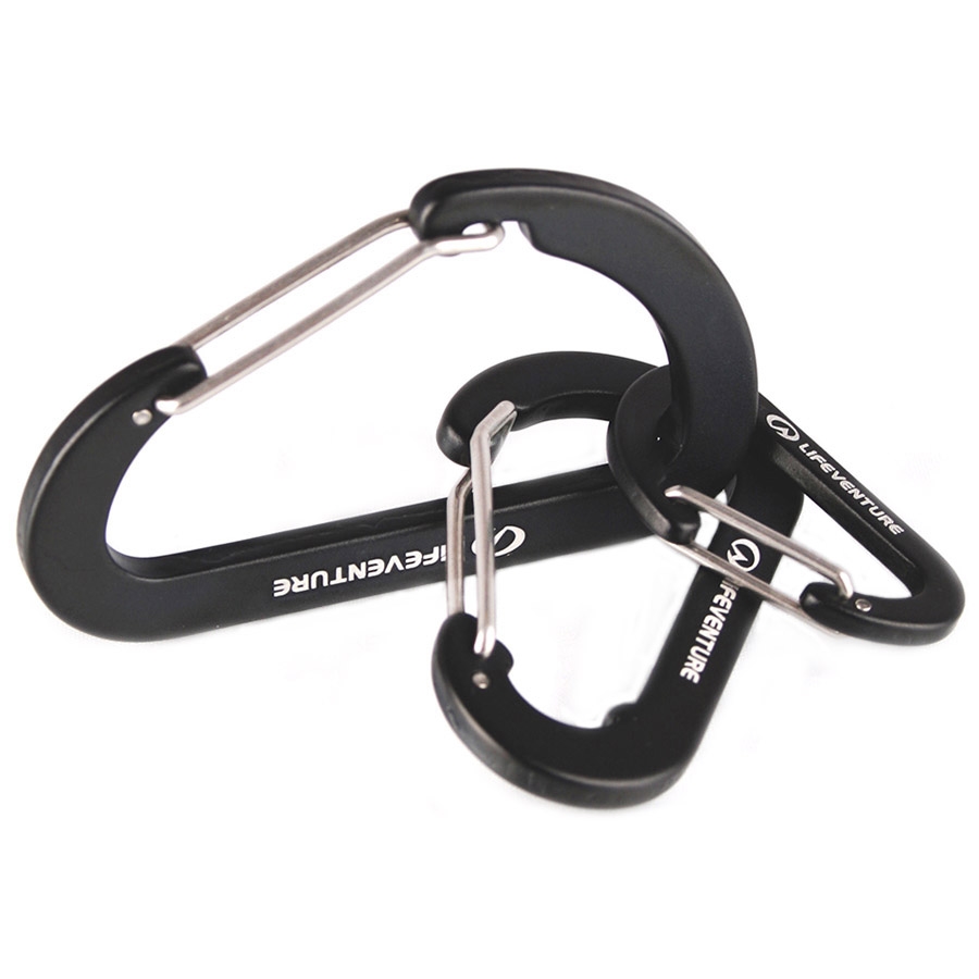 Lifeventure комплект карабінів Karabiners black