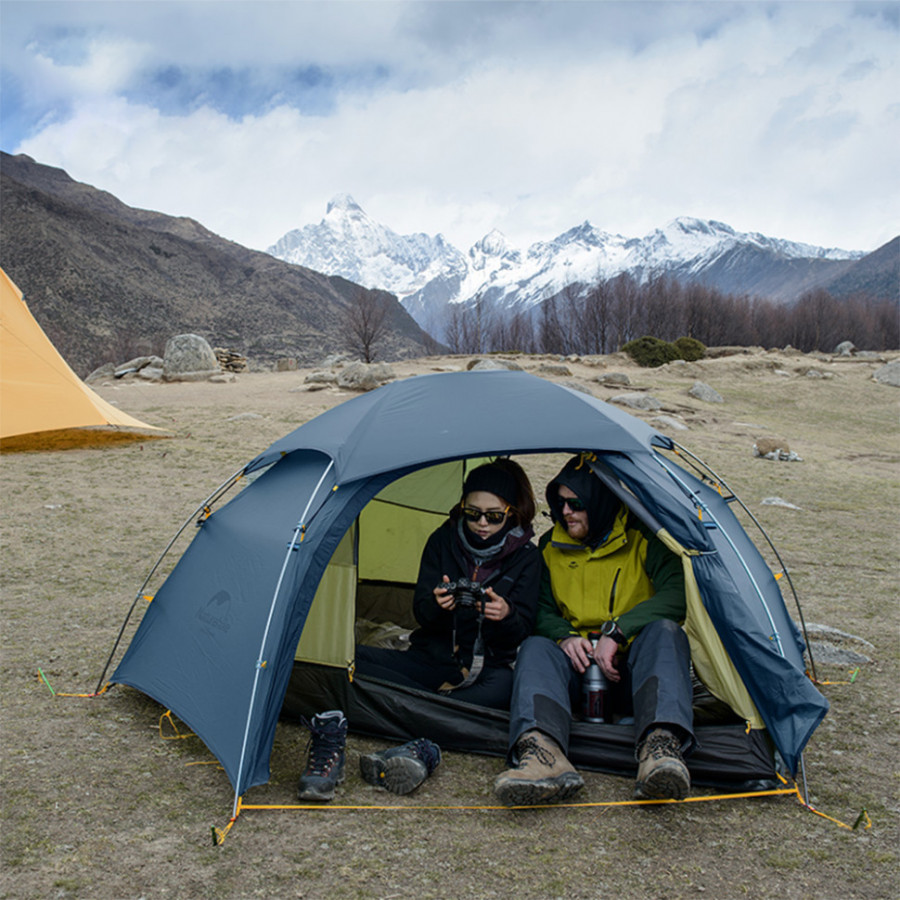 Намет двомісний зі сферичним куполом Naturehike NH19K240-Y, темно-синій