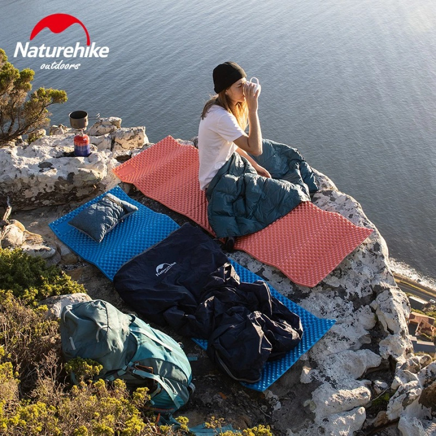 Килимок складний IXPE Naturehike NH19QD008, алюмінієва плівка, 18 мм, жовтий