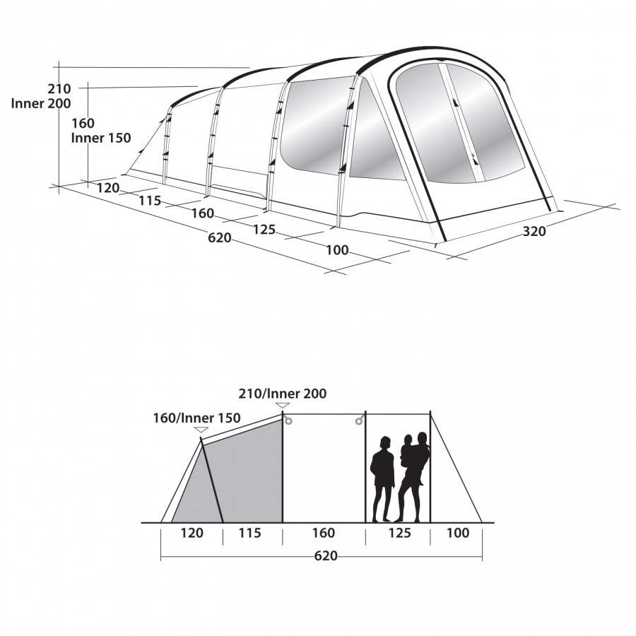 Намет Outwell Tent Collingwood 5 (111064)