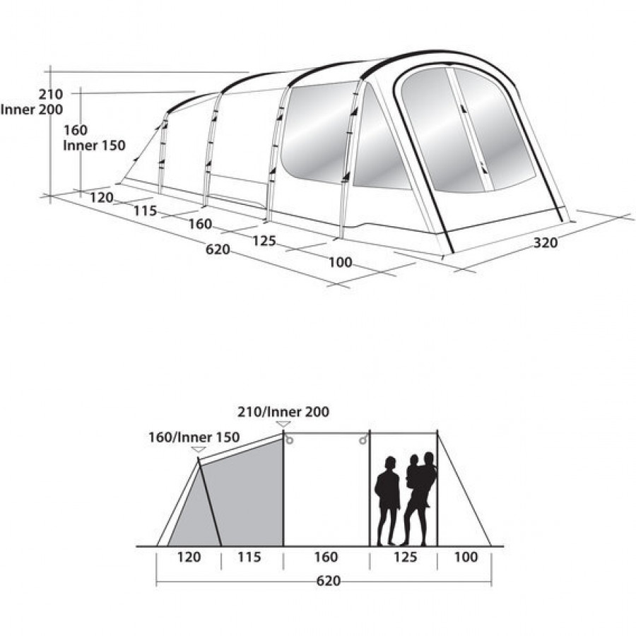 Намет Outwell Tent Collingwood 5 (111064)