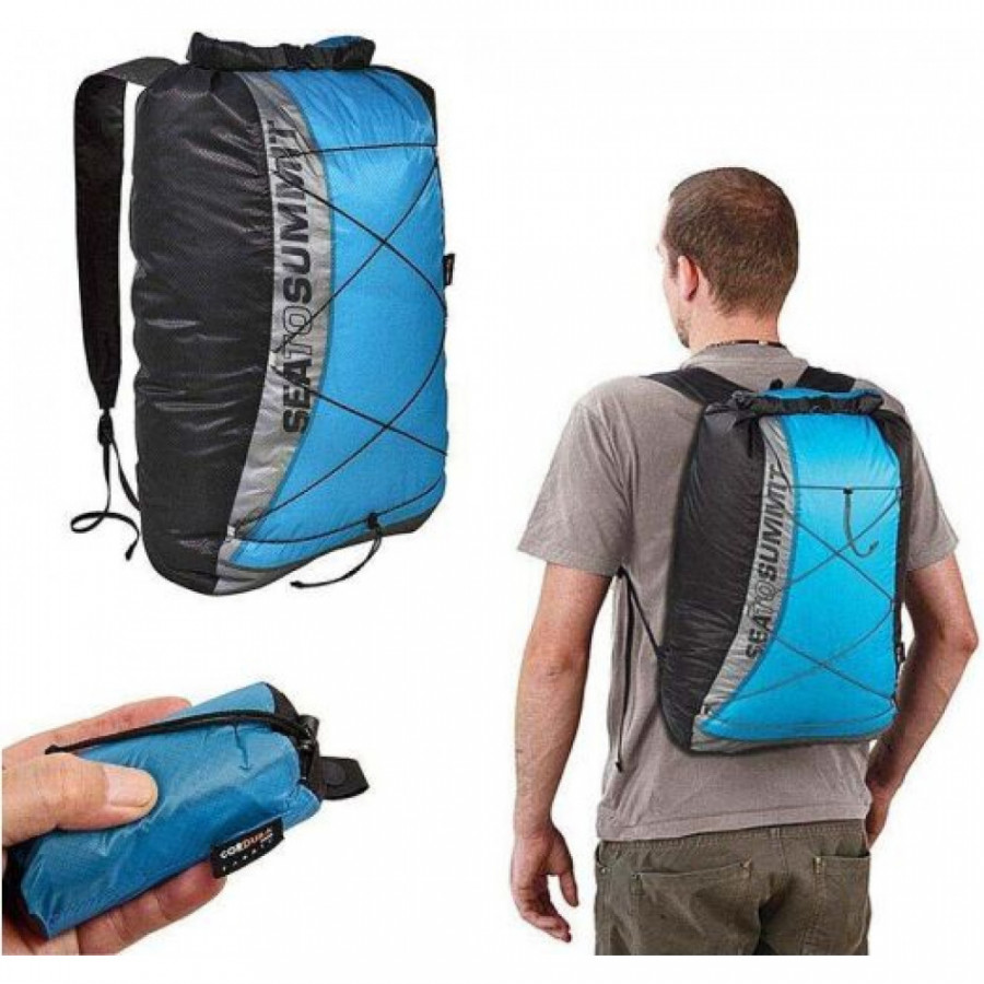 Складний рюкзак герметичний Sea to Summit Ultra-Sil Dry DayPack 22, Blue Aster/Silver