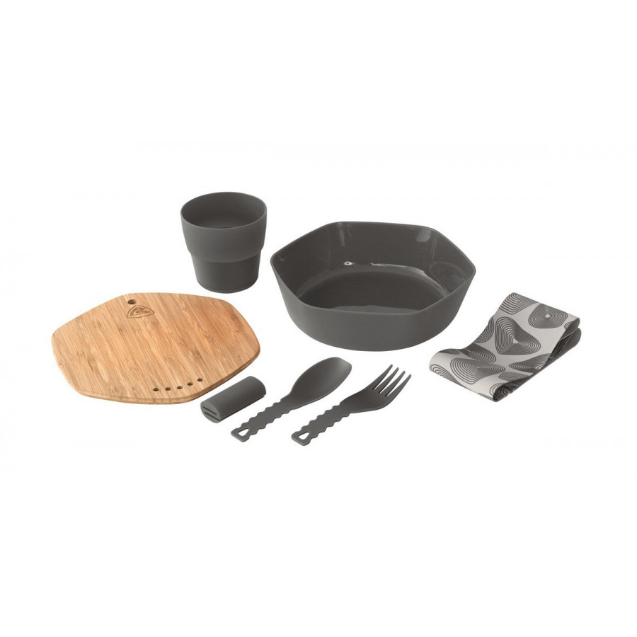 Набір посуду Robens Leaf Meal Kit Anthracite