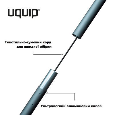 Ліжко розкладне Uquip Moony Grey (244203)