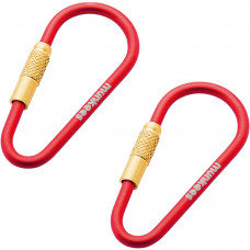 Munkees 3201 карабіни Mini Link 3 mm x 48 mm 2-Pack red