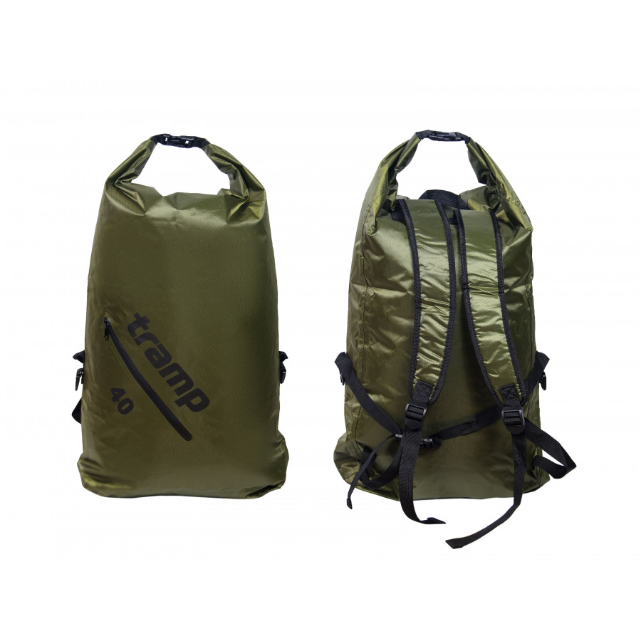 Герморюкзак TRAMP PVC Diamond Ripstop 25л olive