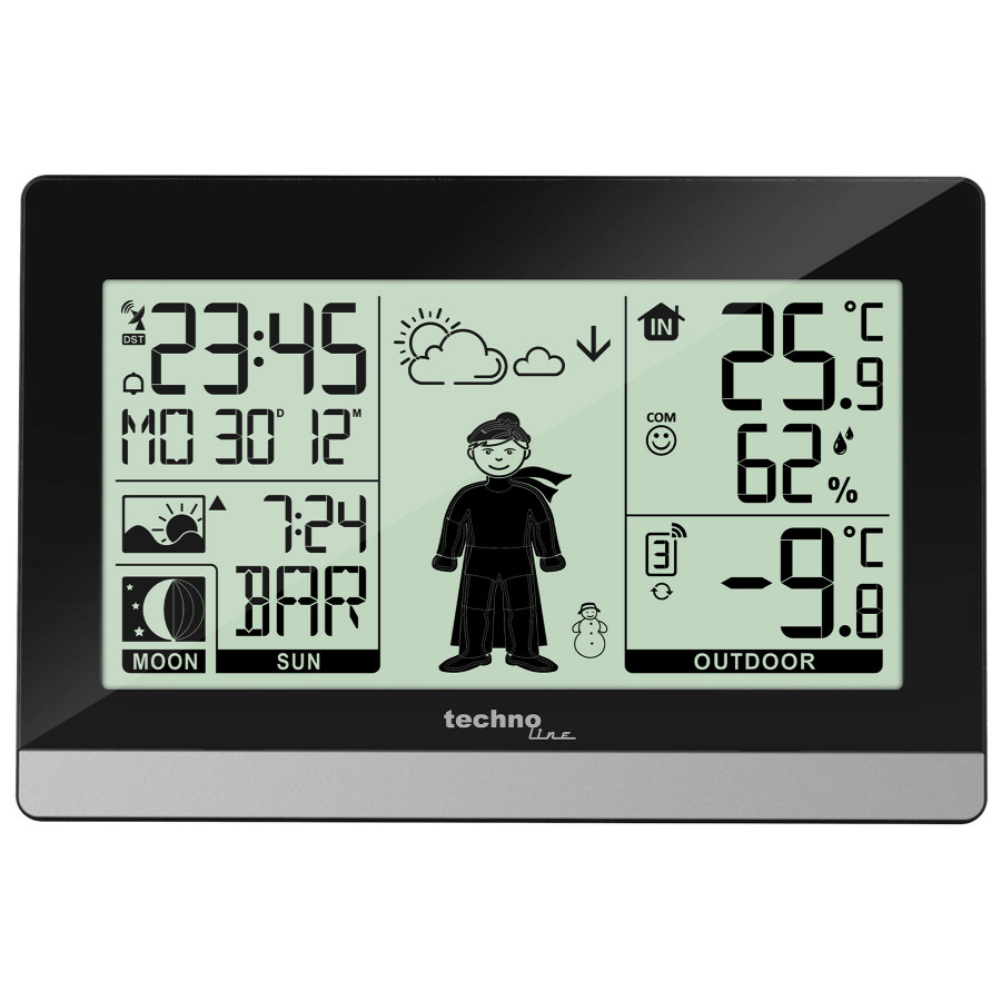 Метеостанція Technoline WS9612 Black (WS9612)