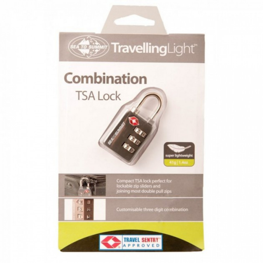 Кодовий замок Combination TSA Lock Black від Sea to Summit (STS ATLTSACO)