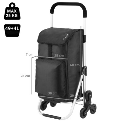 Сумка-візок ShoppingCruiser Stairs Climber 53 Black (604352)