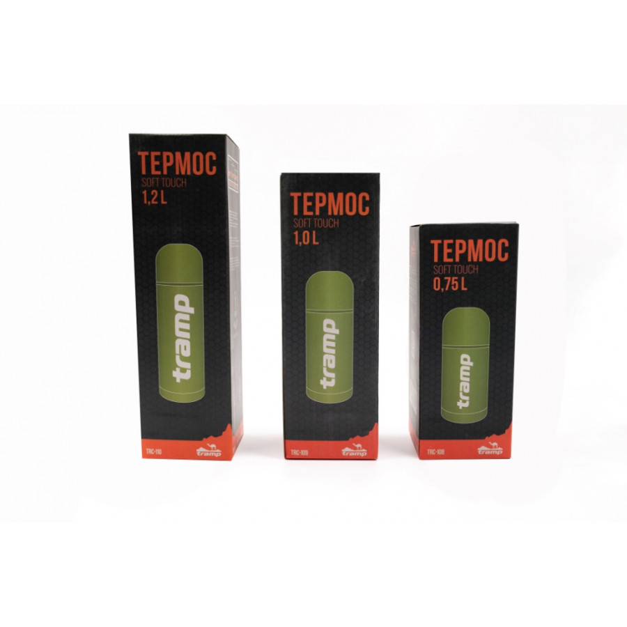 Термос Tramp Soft Touch 1 л жовтий