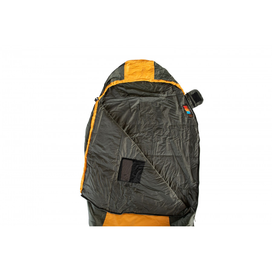 Спальний мішок Tramp Windy Light кокон лівий yellow/grey 220/80-55 UTRS-055