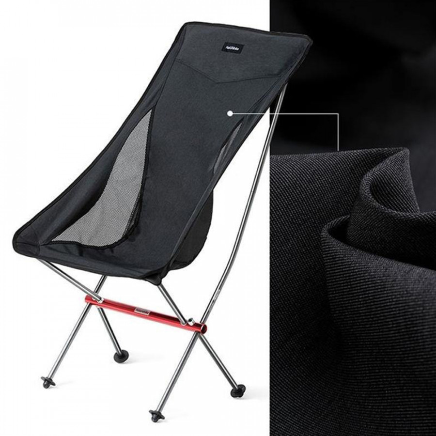 Крісло складне NaturehikeYL06 Alu Folding Moon Chair NH18Y060-Z, чорний