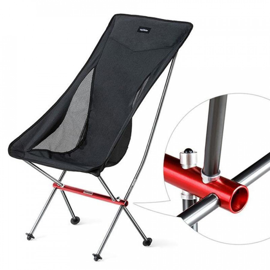 Крісло складне NaturehikeYL06 Alu Folding Moon Chair NH18Y060-Z, чорний