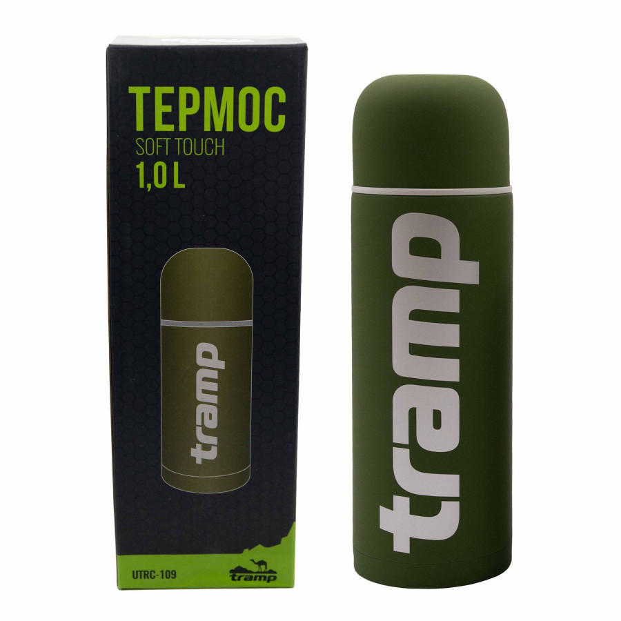 Термос TRAMP Soft Touch 1 л, Хакі