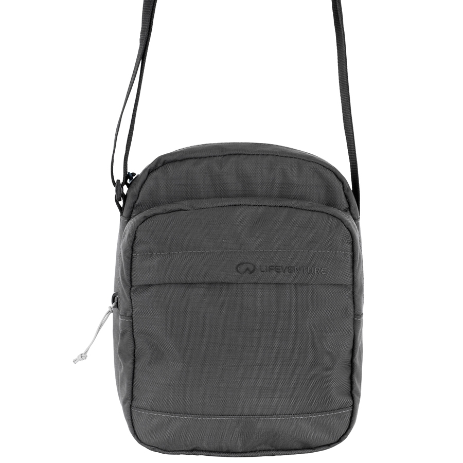 Lifeventure сумка Recycled RFID Shoulder Bag grey