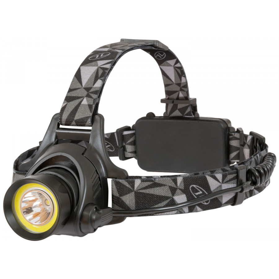 Ліхтар налобний Highlander Polaris 550 Rechargable Head Torch Black (TOR195)