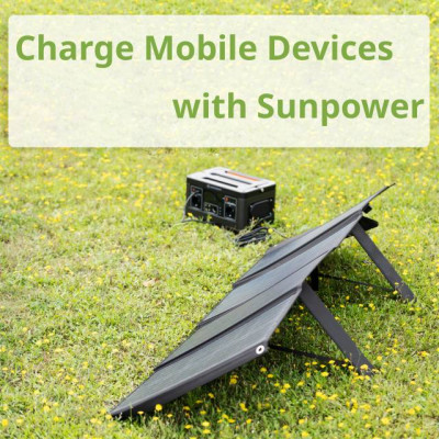 Сонячна панель Bresser Mobile Solar Charger 90 Watt USB DC (3810060)