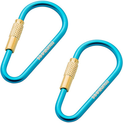 Munkees 3201 карабіни Mini Link 3 mm x 48 mm 2-Pack blue