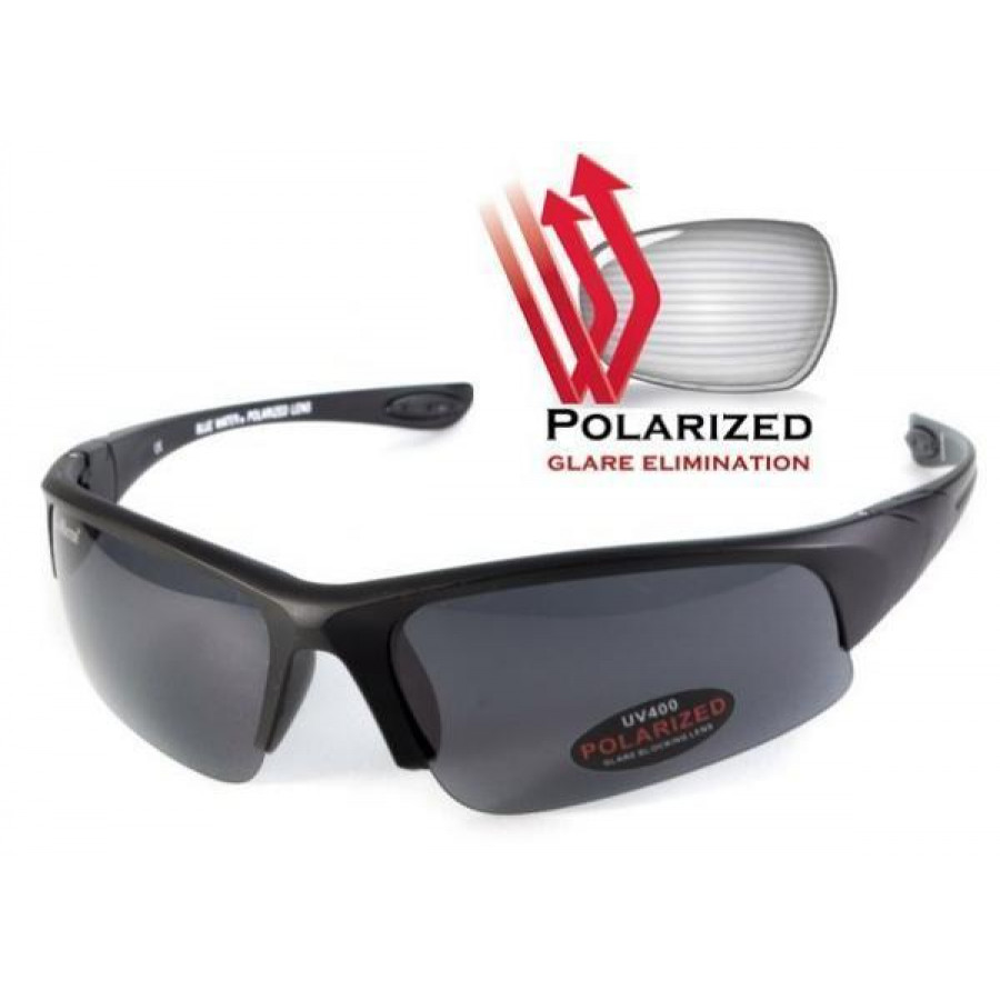 Окуляри поляризаційні BluWater Bay Breeze Polarized (gray) чорні