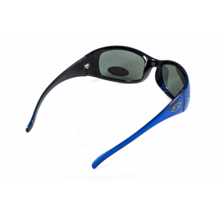 Окуляри поляризаційні BluWater Biscayene Blue Polarized (gray) чорні