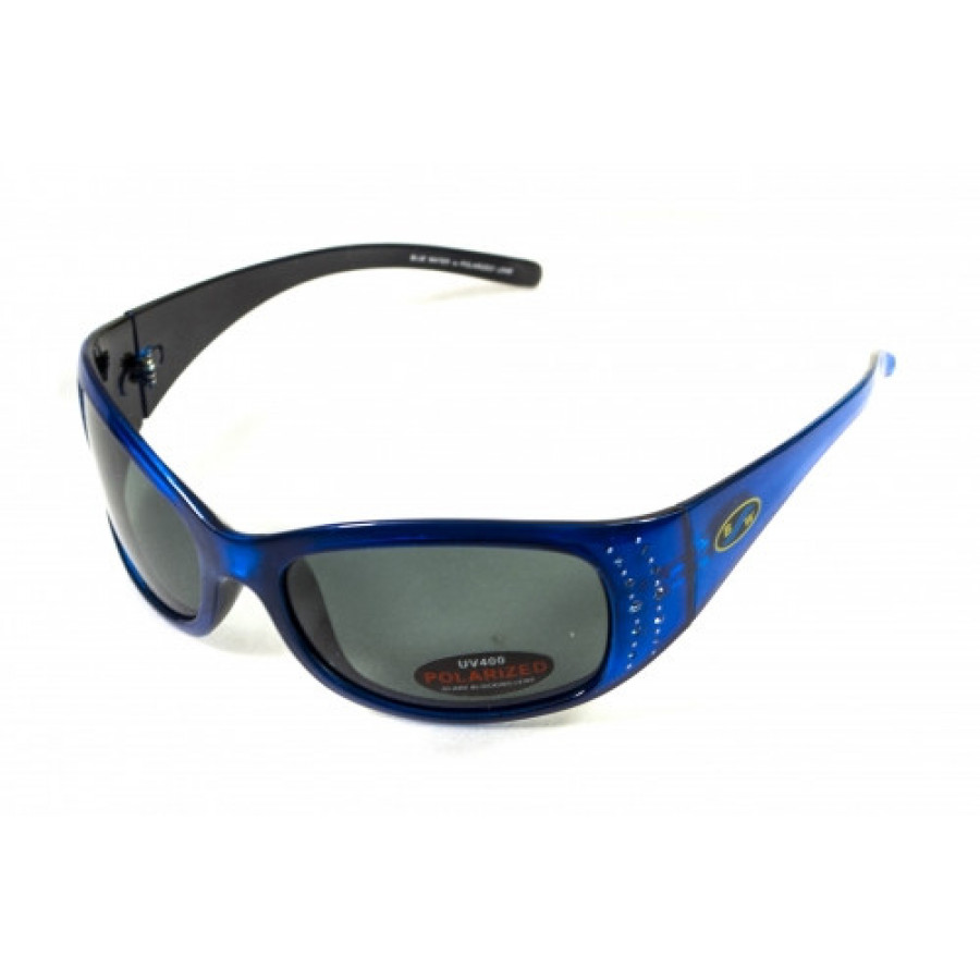 Окуляри поляризаційні BluWater Biscayene Blue Polarized (gray) чорні