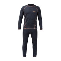 Термобілизна чоловіча Tramp Microfleece комплект (футболка+штани) black UTRUM-020, UTRUM-020-black-2XL