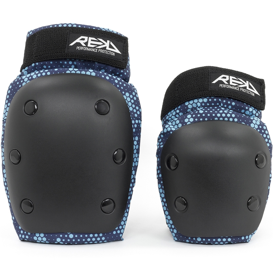 REKD захист набір Heavy Duty Double Jr black-blue M