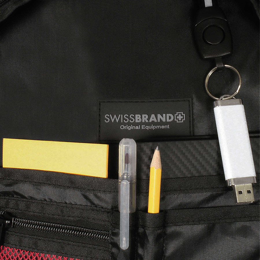 Рюкзак міський Swissbrand Ribe 20 Black (SWB_BLRIB001U)