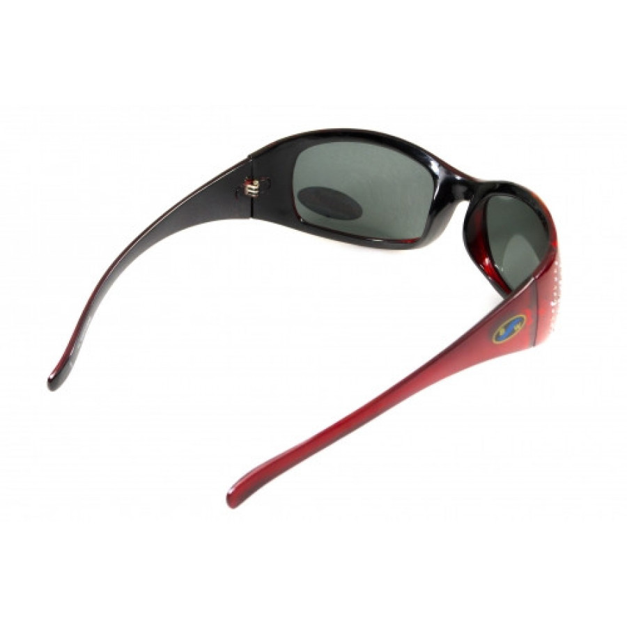 Окуляри поляризаційні BluWater Biscayene Red Polarized (gray) чорні