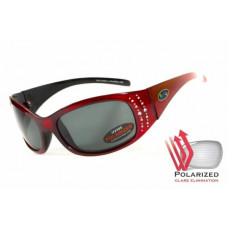 Окуляри поляризаційні BluWater Biscayene Red Polarized (gray) чорні