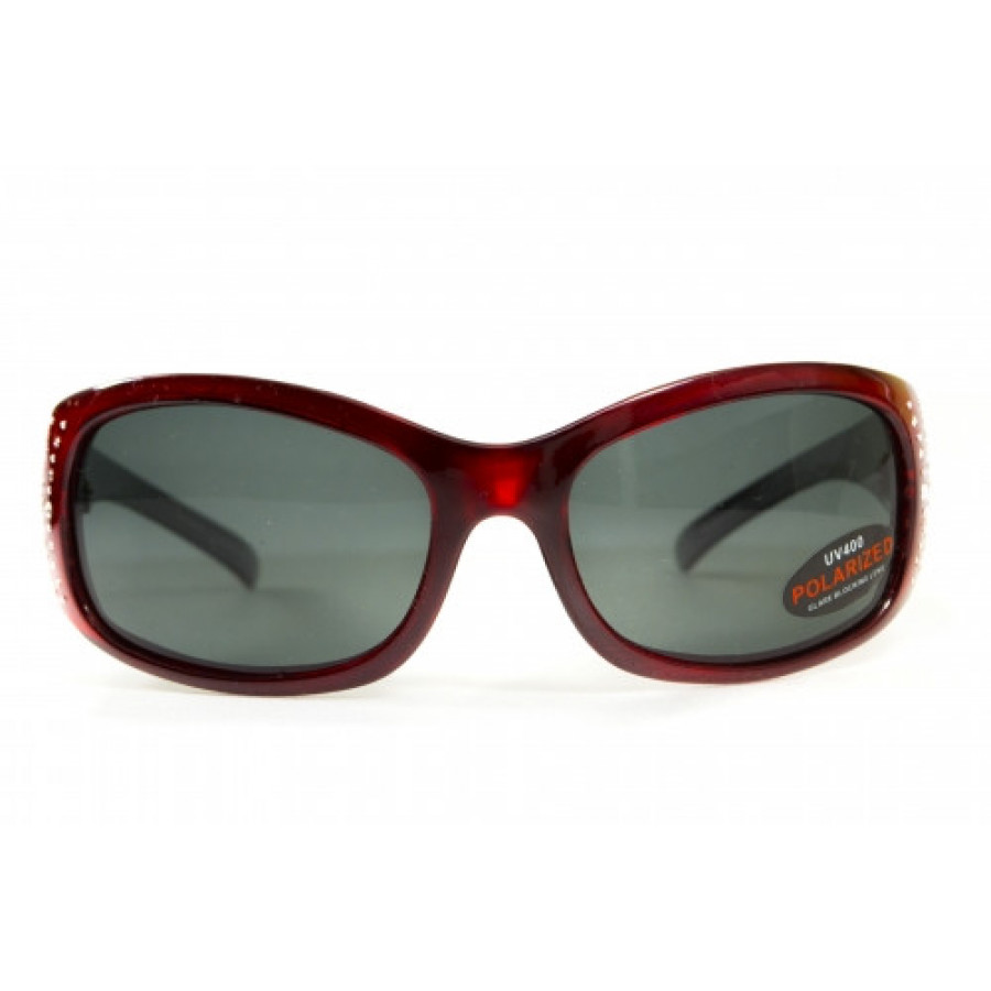 Окуляри поляризаційні BluWater Biscayene Red Polarized (gray) чорні