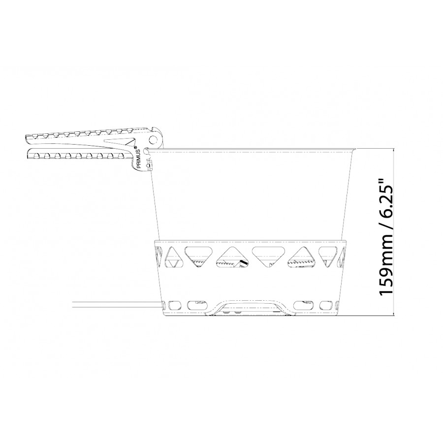 Пальник та набір посуду Primus Essential Stove Set, 1.3 л