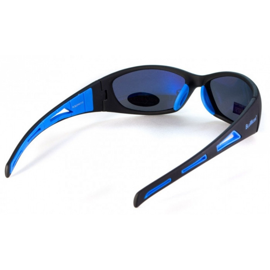 Окуляри поляризаційні BluWater Buoyant-1 Polarized (gray) чорні