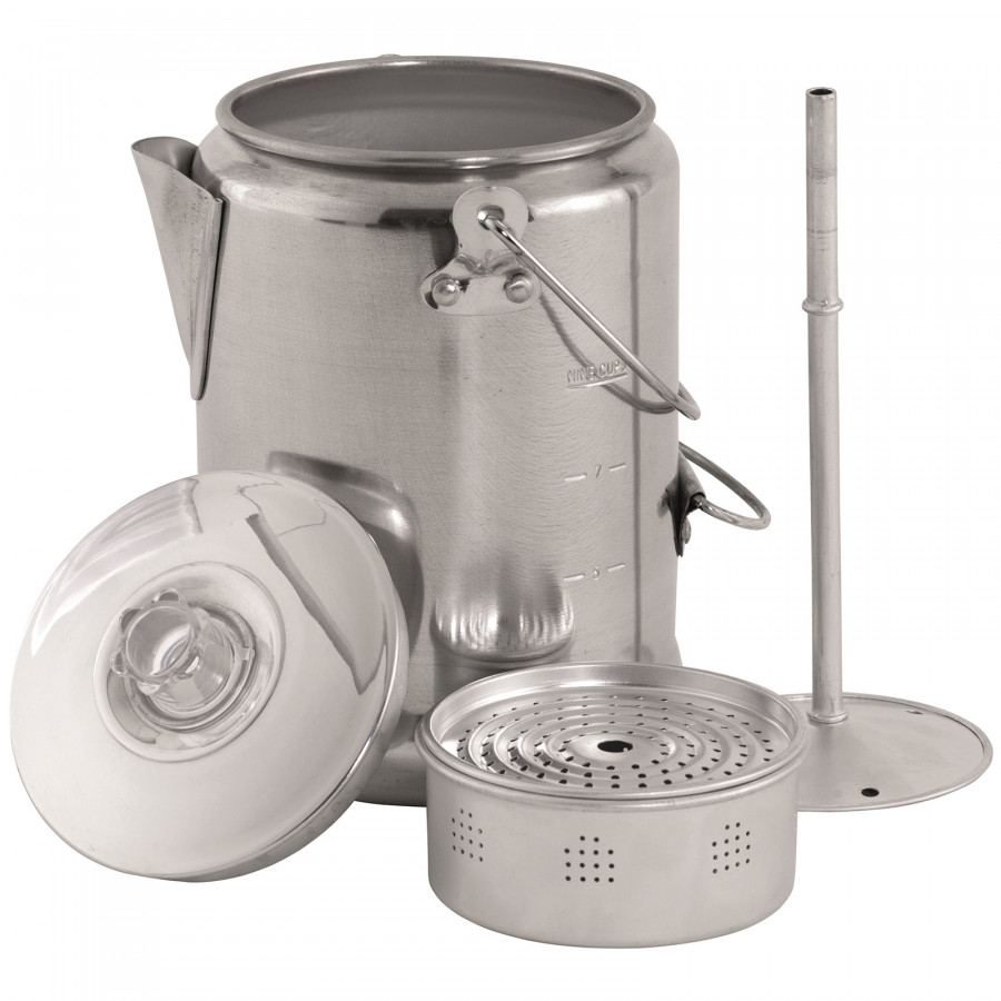 Кавоварка туристична Easy Camp Adventure Coffee Pot 1.4L Silver (680197)