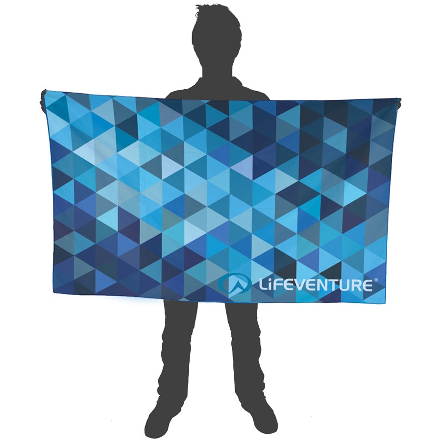 Lifeventure рушник Soft Fibre Triangle blue Giant