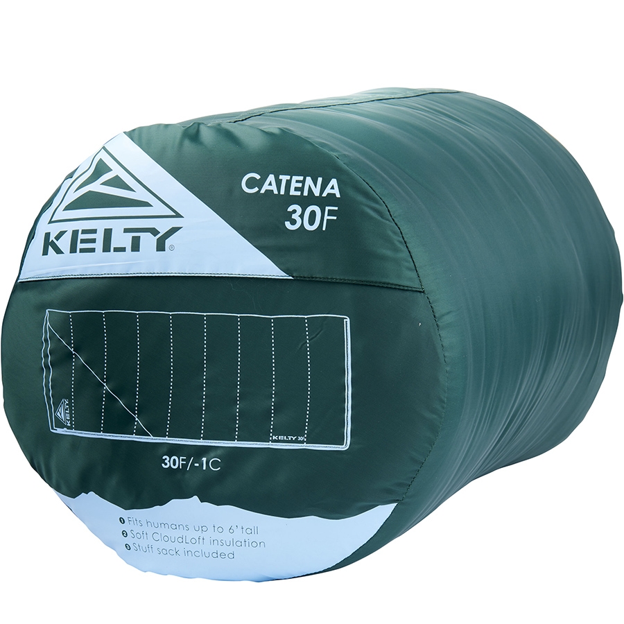 Kelty спальник Catena 30 Regular posey green-grisaille