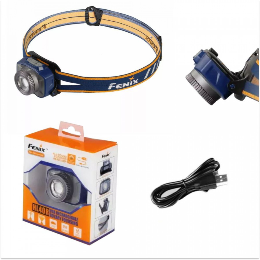 Ліхтар налобний Fenix HL40R Cree XP-LHIV2 LED - blue