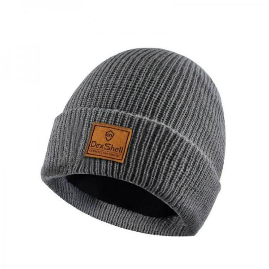 Шапка водонепроникна Dexshell Watch Beanie Wool сіра