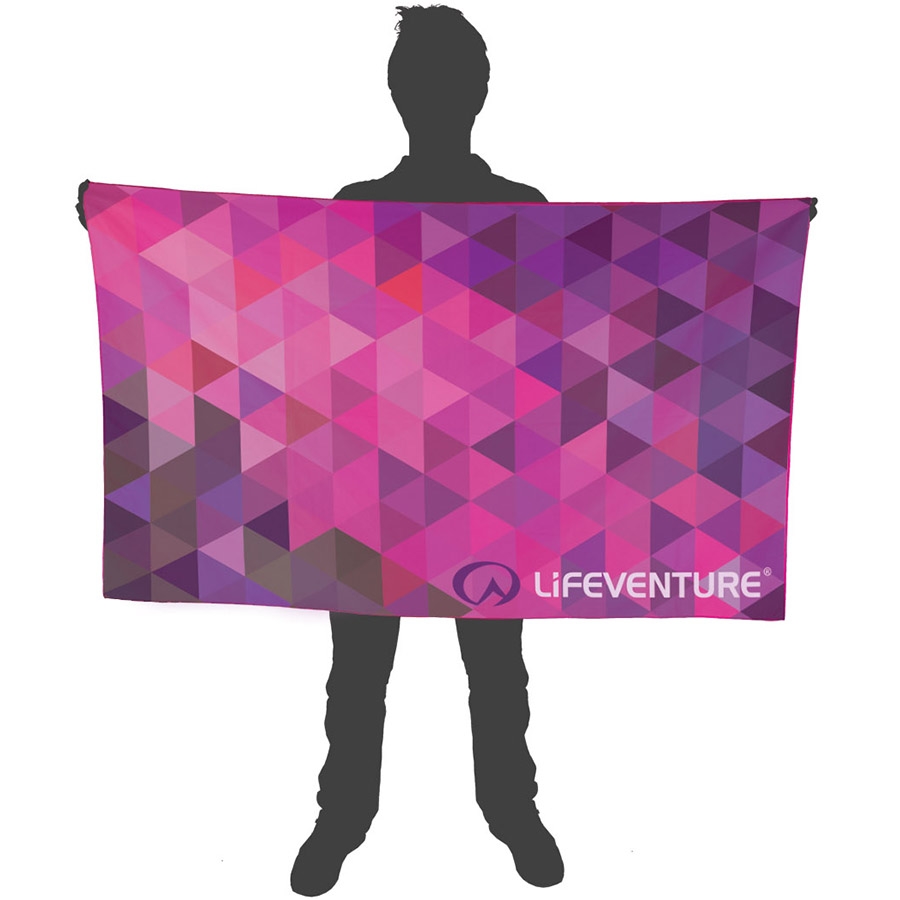 Lifeventure рушник Soft Fibre Triangle pink Giant