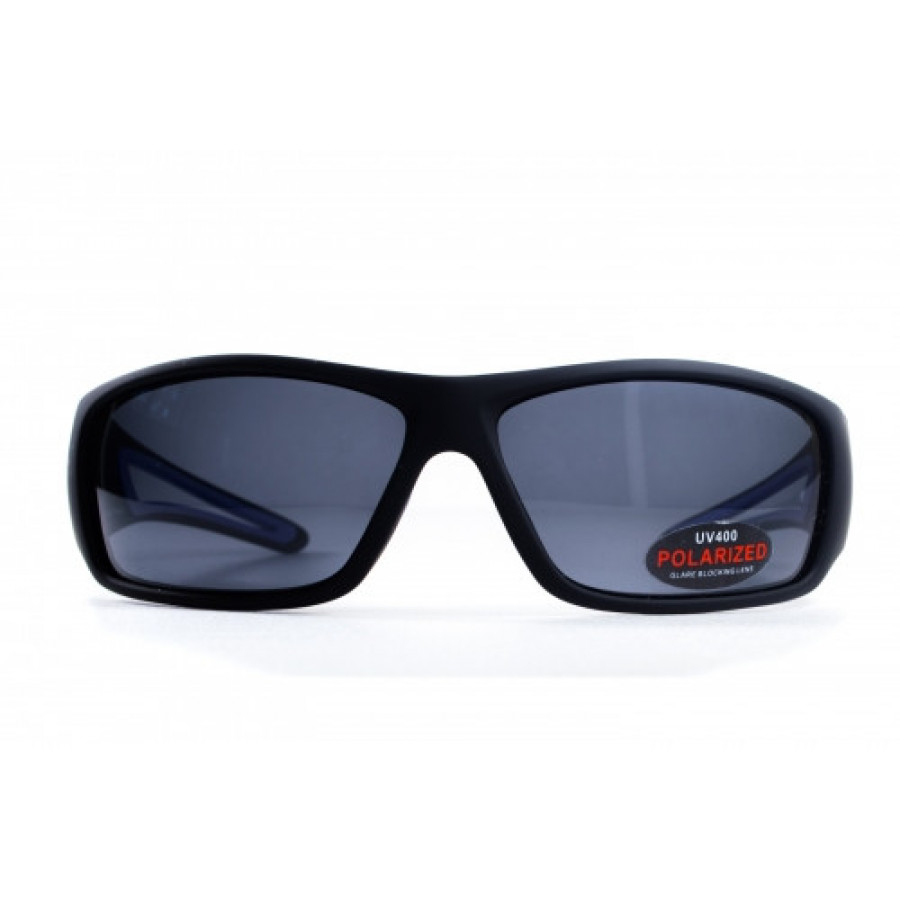 Окуляри поляризаційні BluWater Intersect-2 Polarized (gray) чорні