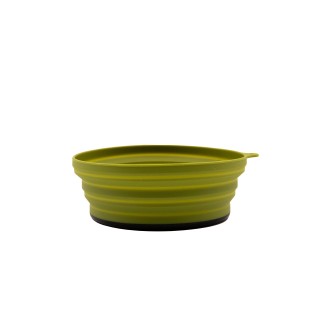 Тарілка TRAMP силіконова з пластиковим дном 550 мл UTRC-123, olive