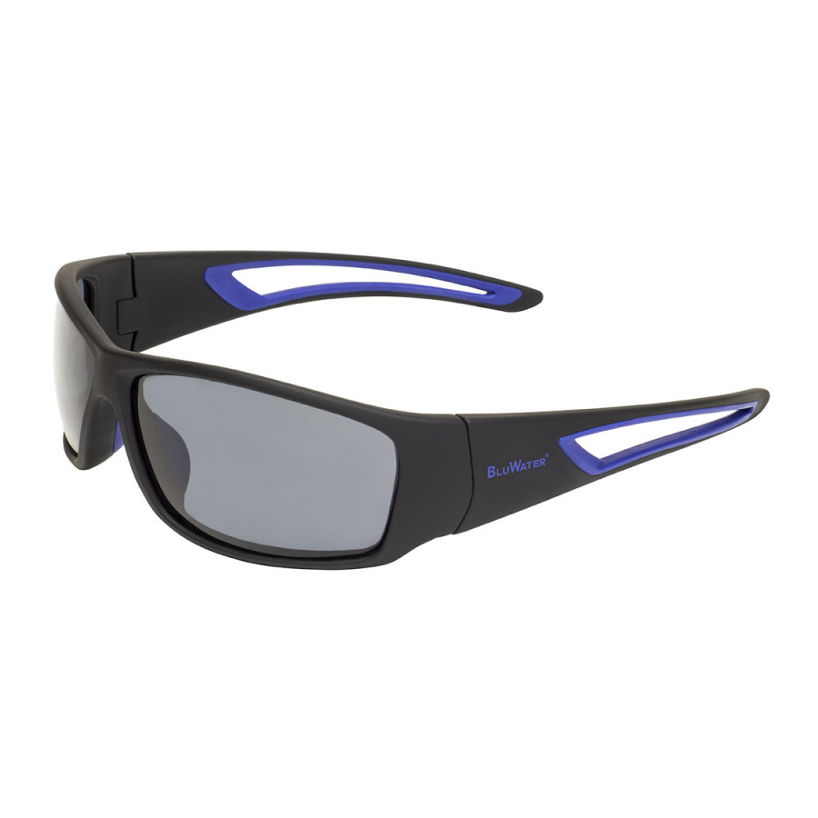 Окуляри поляризаційні BluWater Intersect-2 Polarized (gray) чорні